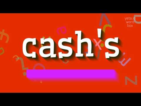 HOW TO PRONOUNCE CASH'S? #cash's