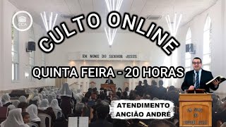 Culto Online | QUINTA - FEIRA 11 | 12 | 20 H #deus #jesus #ccb #fe
