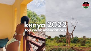 best places to visit in KENYA (2022)🤍✈️☀️- restaurants, beach/safari spots & more