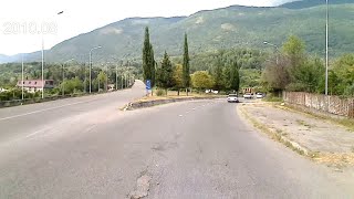 preview picture of video 'Абхазия. Новый Афон - граница с Россией'