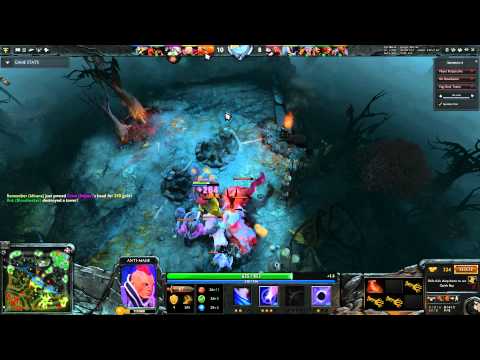 Dota 2 - 6373 mmr sandbox feeding on Aus servers (identical mouse movement)