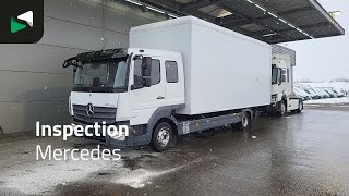 Camion fourgon Mercedes-Benz Atego 821 4X2 8tonner Automatic crewcab 6 seats 1000kg Ladebordw | Image 4 - Autoline