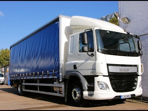 DAF CF 220 CURTAIN T/LIFT - EURO 6 - 18 TON FJ65 WSZ