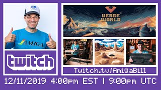 12/11/2019 FIRST LOOK at New Commodore Amiga Game VergeWorld: Icarus; New CD32 Style 1200 & Games