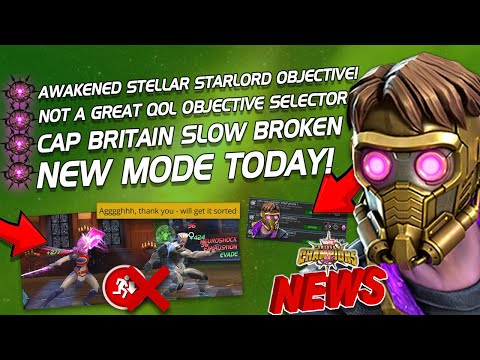 NEW mode today! | Captain Britain Slow Bug | Awakened Star Lord Stellar Forged and More [MCN]