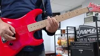 Tesla " Ez come Ez go' guitar cover (Rhythm) Kramer Baretta Special boss katana mkii artist