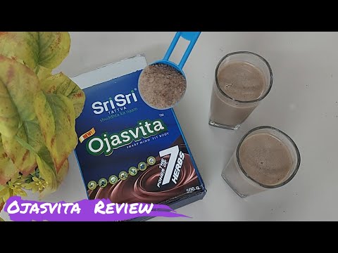 Sri Sri Tattva Ojasvita Chocolate Milk Powder Review & Demo |  Ojasvita Review