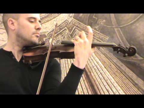 Old violin with repair label バイオリン скрипка 小提琴 340