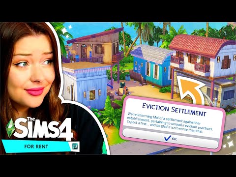 I Tried Running a TRAILER PARK in The Sims 4 For Rent???