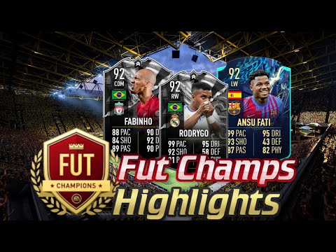Fut Champs Highlights W/ 92 Rodrygo, 92 Fati, 92 Fabinho
