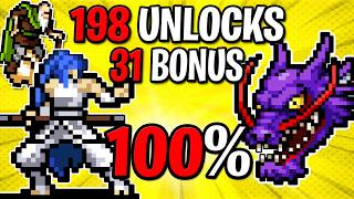 I 100% Vampire Survivors Legacy of the Moonspell DLC with 31 Bonus Unlocks