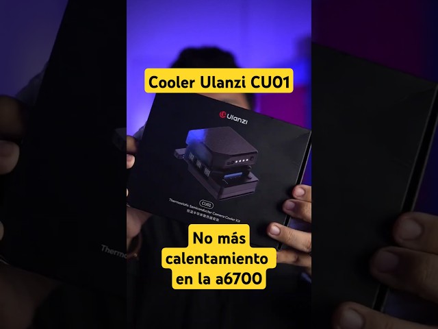 Vídeo relacionado con ICEMAN-FZ100 - Ventilador de refrigeración para cámara Sony ZV-E1/A6700/A7IV/FX3, ventilador de refrigeración TEC con indicador LED, doble alimentación por batería NP-FZ100 o USB-C, silencioso