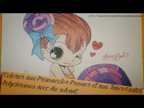 comment colorier avec crayons aquarellables