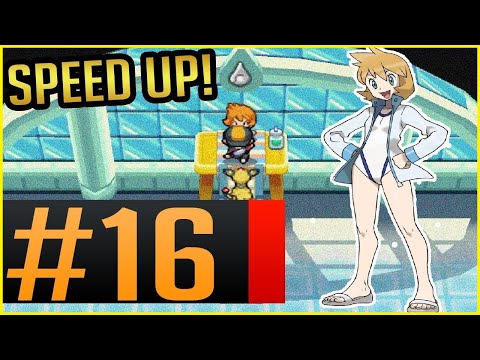 Pokemon SoulSilver Walkthrough Part 16 - Cerulean City & Gym Leader Misty (SPEED UP!)