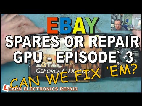 Learn Eelectronics Repair 2 Geforce GTX 280 GPU Graphics Card Repair Part 1