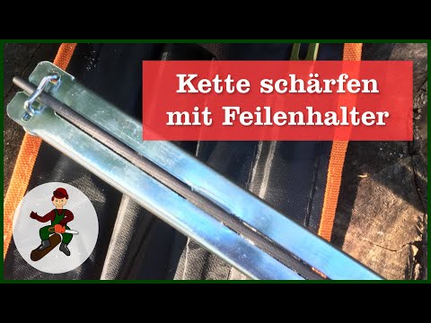 Kette schärfen mit dem Feilenhalter von Dolpima