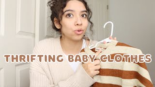 Thrifting Baby Clothes!!! + Thrift Haul | Day in the Life 4 Months Pregnant