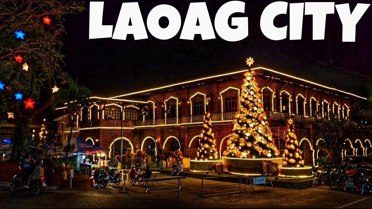 【4K】LAOAG CITY ILOCOS NORTE | CHRISTMAS LIGHTS 2025