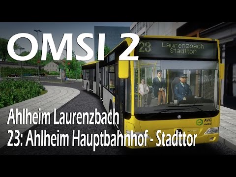 23: Hauptbahnhof → Stadttor (2/3) | CITARO FACELIFT | Ahlheim Laurenzbach | OMSI 2