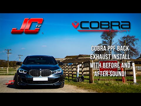 M135i F40 Cobra Sport PPF Back Exhaust Install with Before and After