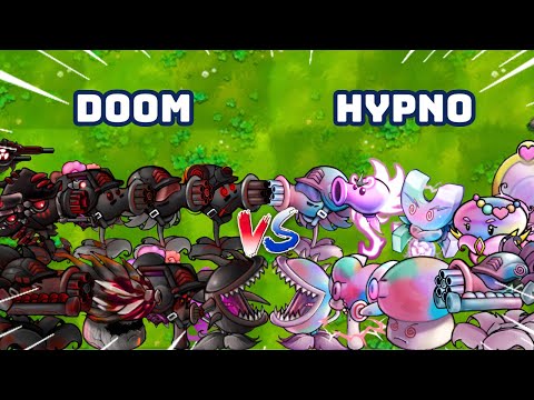 PvZ1 Fusion 3.1 Challenges!!! Team DOOM SHROOM Vs Team HYPNO | Who Will Win???