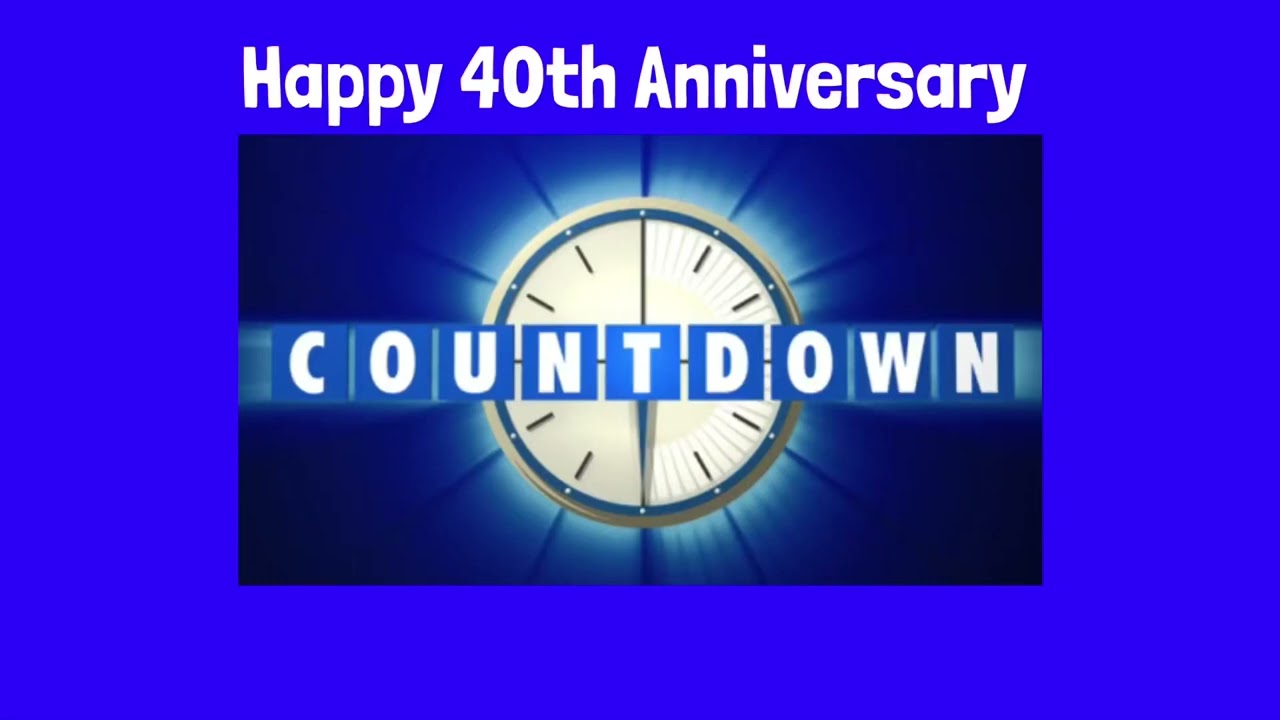 Happy 40th Anniversary, Countdown (1982-2022)