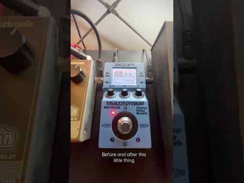 The MS70 CDR it’s an amazing budget multieffects pedal from Zoom