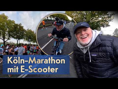Raab hilft Läufern beim CHEATEN! 😱 Köln-Marathon mit E-Scooter 🛴| Die Stefan Raab Show