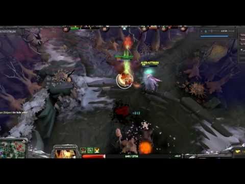 DOTA 2 Legion Commander 5 V 1 Rampage with Arcana item Ownage !!!!