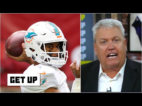 這傢伙是這裡的超級明星！"--雷克斯-萊恩對Tua Tagovailoa的評價是火熱的--"起床"。 ('This guy is a superstar right here!' - Rex Ryan is fired up about Tua Tagovailoa | Get Up)