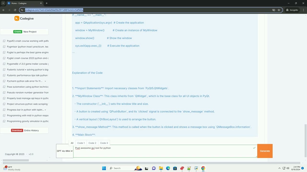 Pyqt awesome gui tool for python