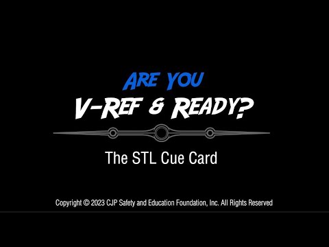 CJP Safety Foundation: V-Ref & Ready? - "Safe to Land" The STL Cue Card
