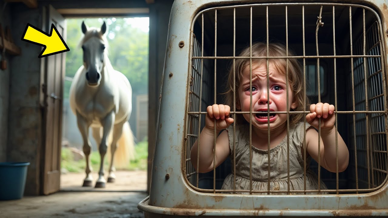 RICH MAN KEPT HIS AUTISTIC DAUGHTER IN A CAGE, but one day the HORSE does something...