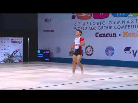 WCH Aeróbic Cancún 2014 - (FINAL) IM - GARAVEL Benjamin - FRA  (21,975)