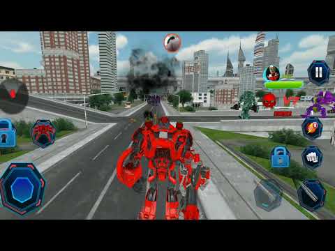 New Us Police Spider Robot Game | Spider Robot Transforming Battle War | Android Gameplay