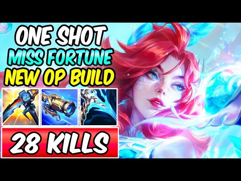 *28 KILLS* NEW OP MISS FORTUNE BUILD - SEASON 16 ONE-SHOT How to Play Miss Fortune League of Legends