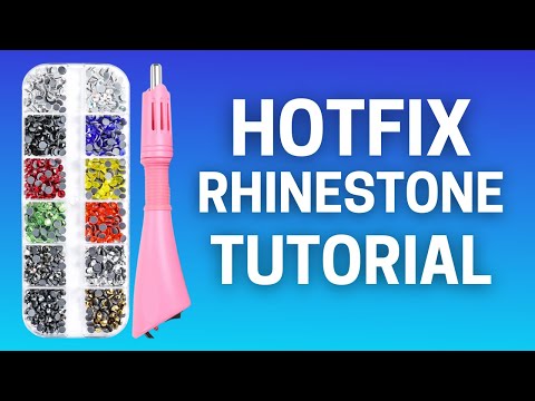 How to Use a Hotfix Tool for Rhinestones 💎 Step-by-Step Beginner Tutorial (With Tips & Fabric Demo)