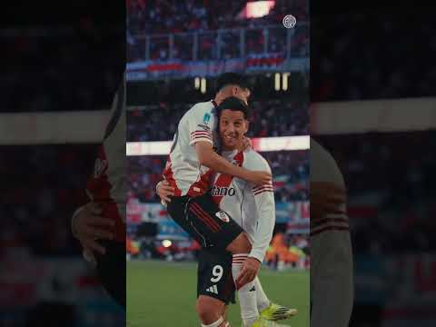 El #Gol de #Galvan para el 1-0 de River en el Mâs Monumental