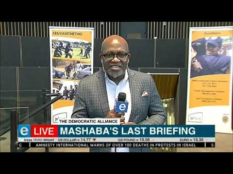 Herman Mashaba's last media briefing as mayor
