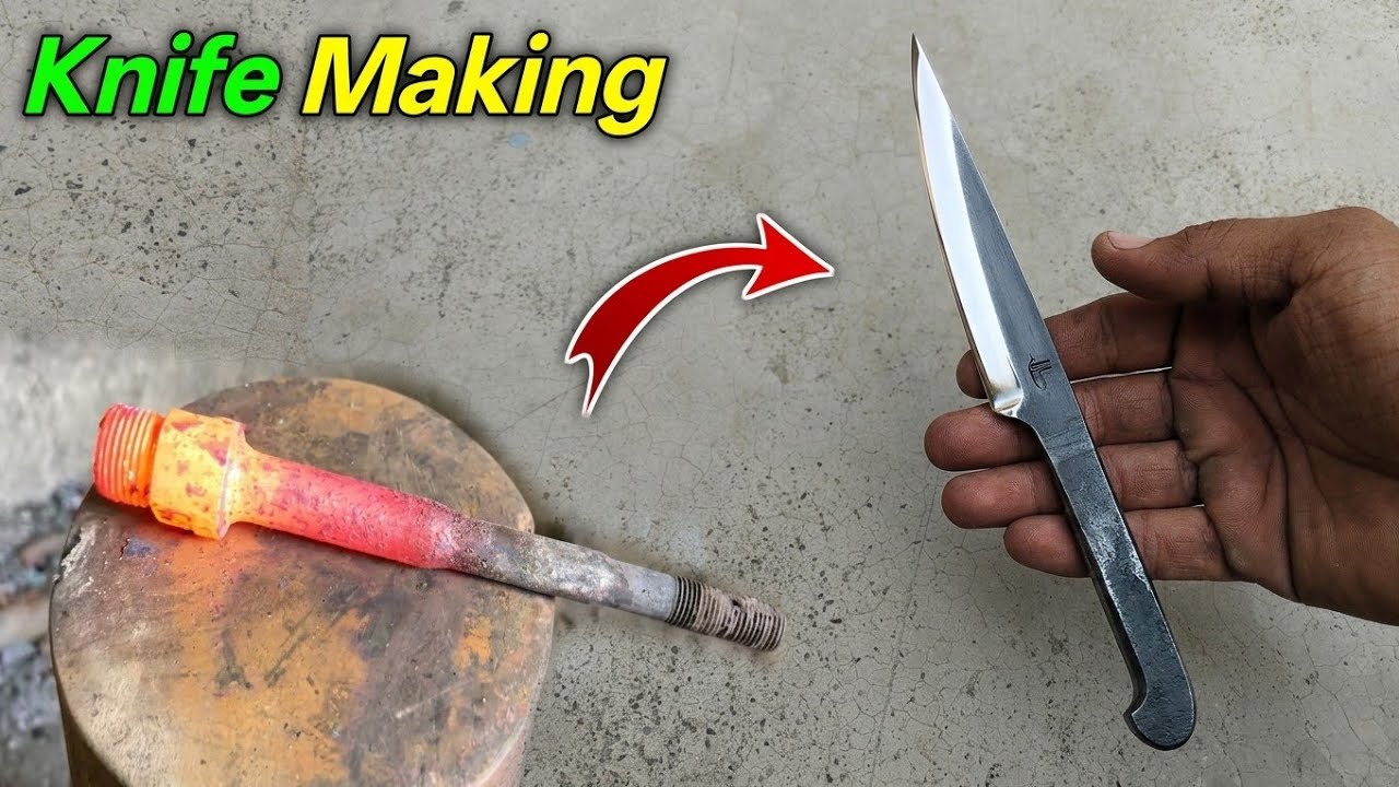 Knife Making From Cycle Pedal Dhura 🔥 | Chaku banane | How To Make Knife | Handmade knife | knife 