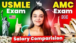 AMC Vs USMLE Exam | Which is Best for Global Doctors | Doctors Salary Comparison