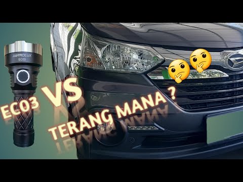 Uji nyali Astrolux EC03 6700Lumens Dijejerin Lampu Mobil