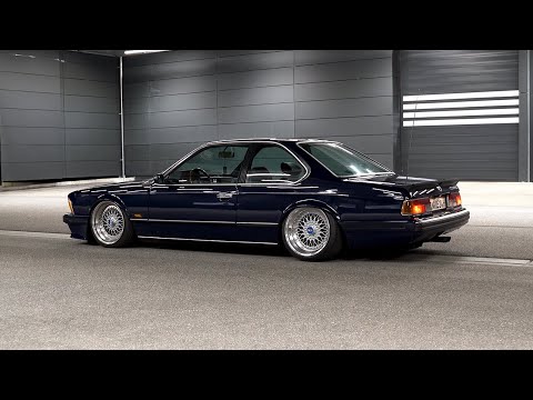 BMW 635 CSI | Bagged on 18" BBS RS | Airlift Performance | 4K