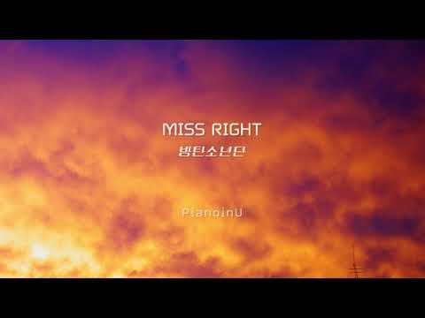 楽譜 防弾少年団 Bts Miss Right By Pianoinu