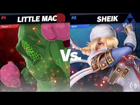 Mega Drive 14 SSBU - aaaabbk (Little Mac, Dark Pit) vs Dillon Burke (Sheik) - Winner's Bracket