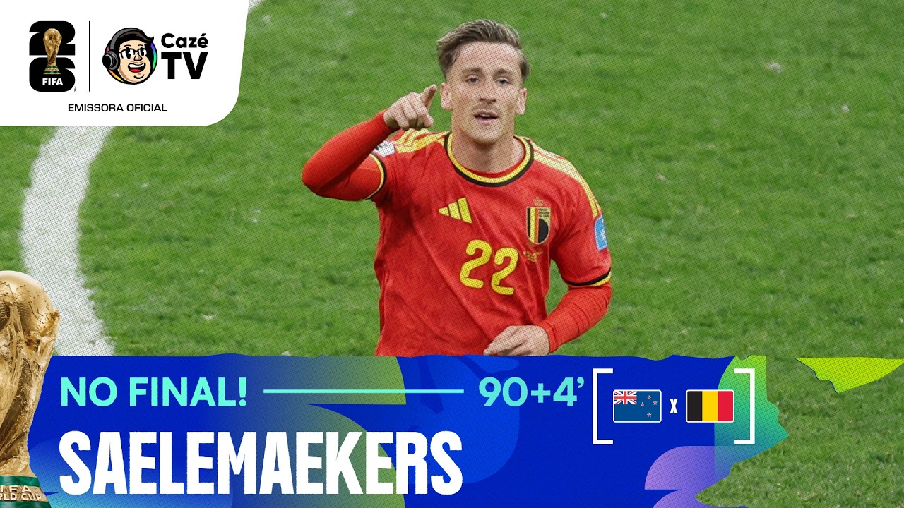 PRA FECHAR A CONTA! SAELEMAEKERS MARCA O QUINTO GOL DA BÉLGICA NO APAGAR DAS LUZES!
