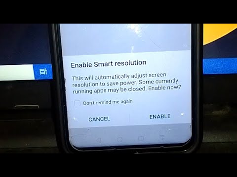 how to enable smart resolution in honor 20i mobile