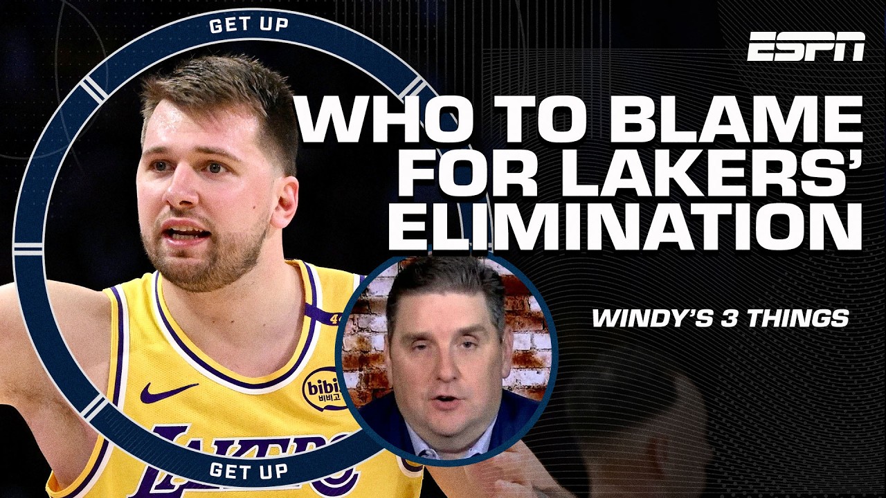 LAKERS ELIMINATED IN 5️⃣ Windy BLAMES JJ Redick's HUBRIS + LeBron, Luka & AR GAVE UP? | Get Up