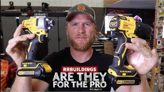 Dewalt Atomic Drill/driver and Impact Set, Are they for the PRO: Toolsday