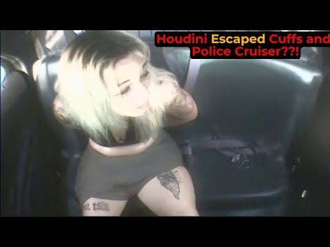 INCREDIBILE: il sospettato è fuggito dalle manette e dalla volante della polizia. Indovinate cosa...